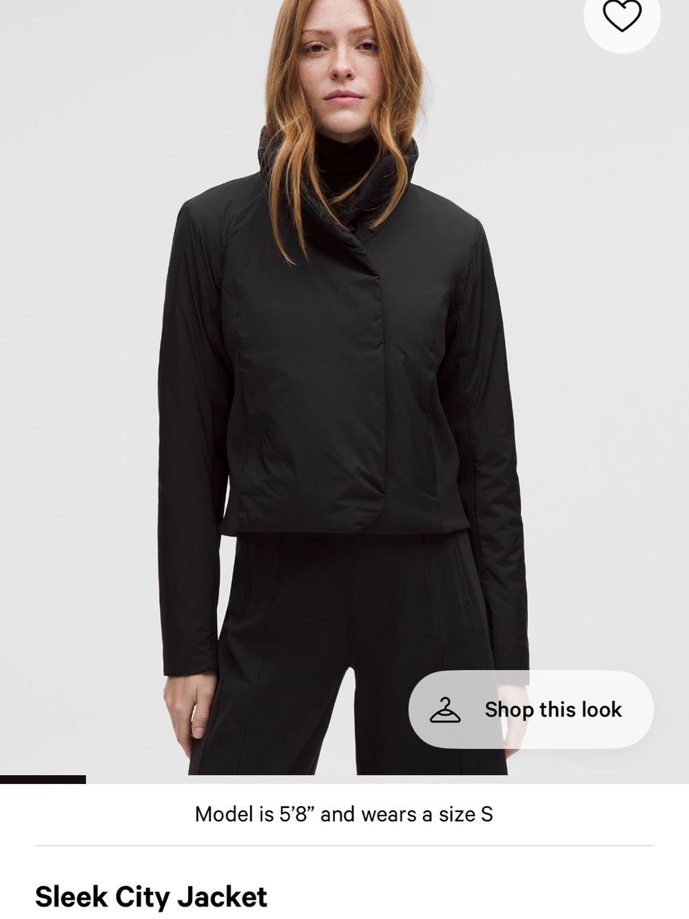 lululemon athletica Sleek City Jacket (cropped)